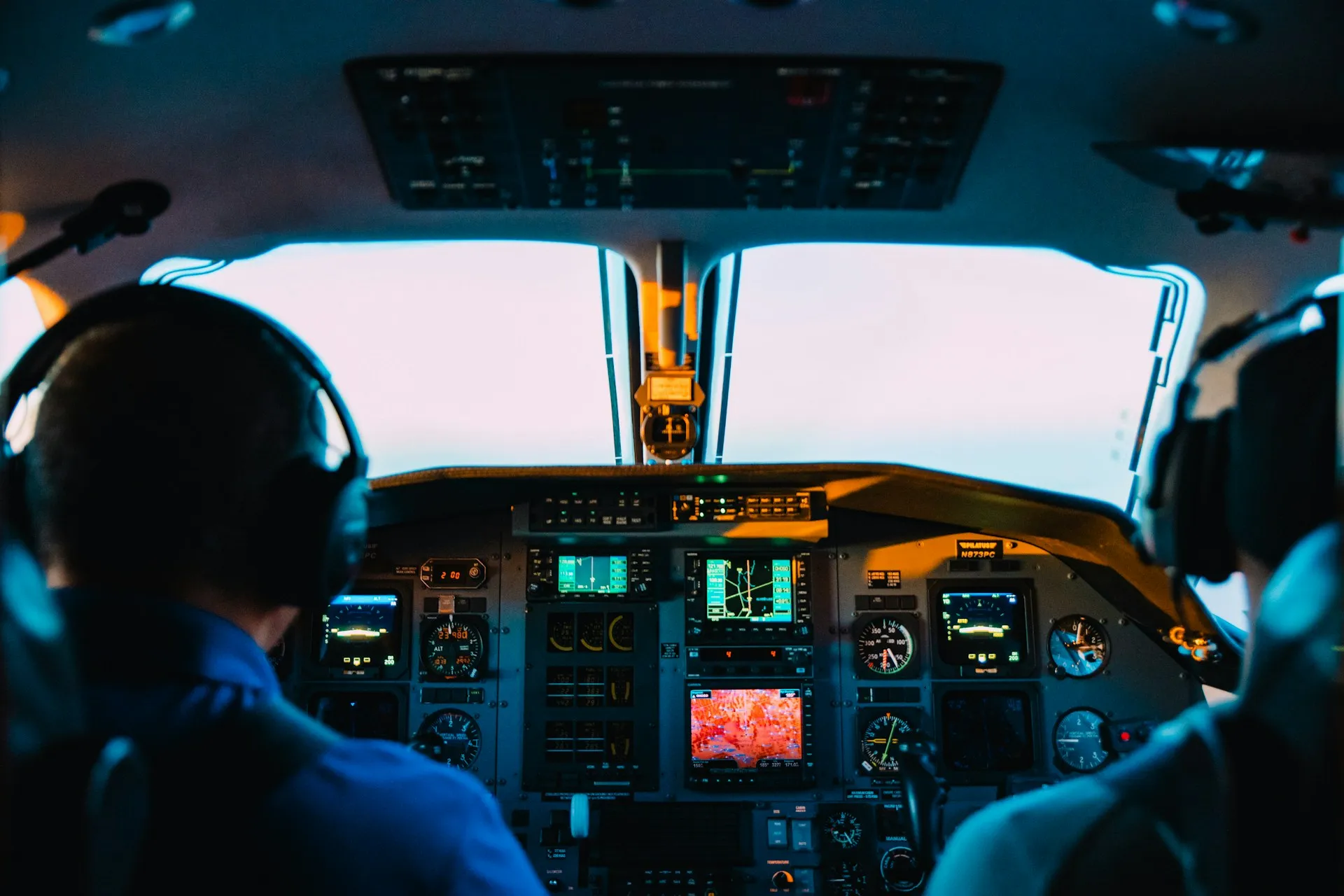 Airplane flying in the sky - Right Rudder Marketing